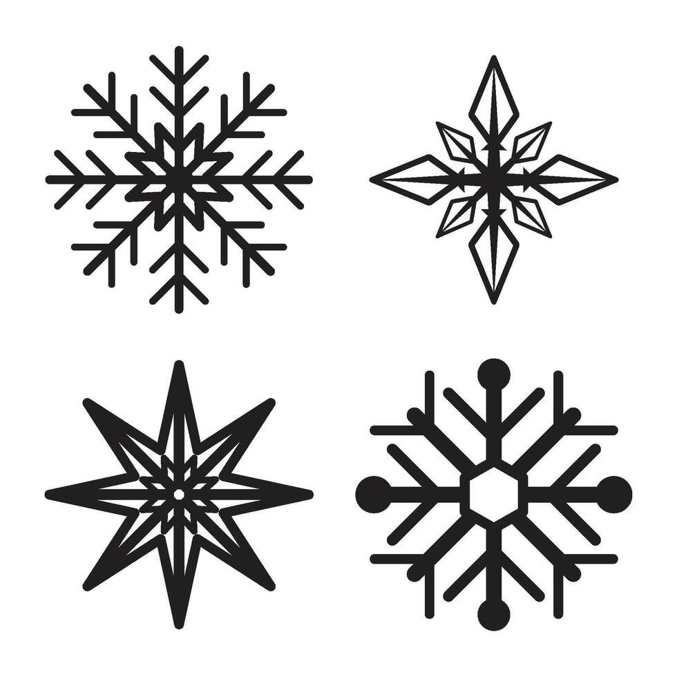 Snow Template Icon vector