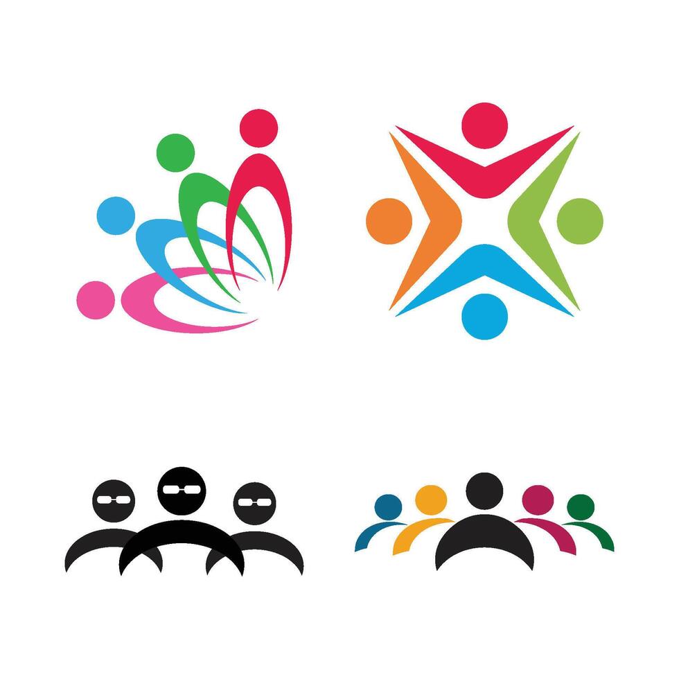 Community Logo Template Icon vector