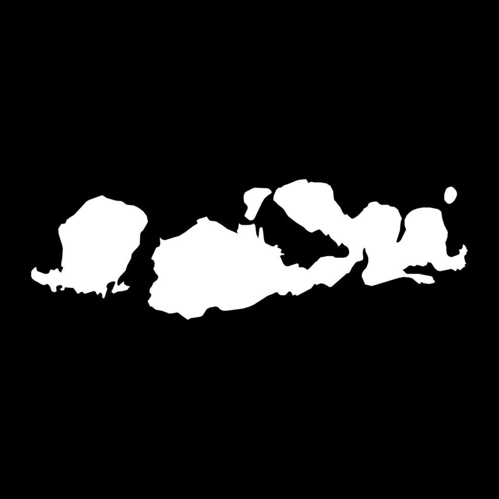 West Nusa Tenggara province map, administrative division of Indonesia. illustration. vector