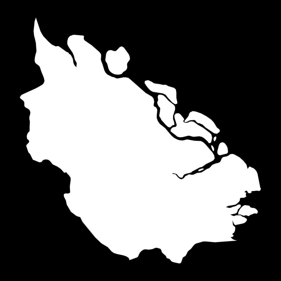 Riau province map, administrative division of Indonesia. illustration. vector