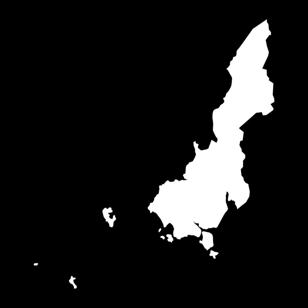 Preah Sihanouk province map, administrative division of Cambodia. illustration. vector