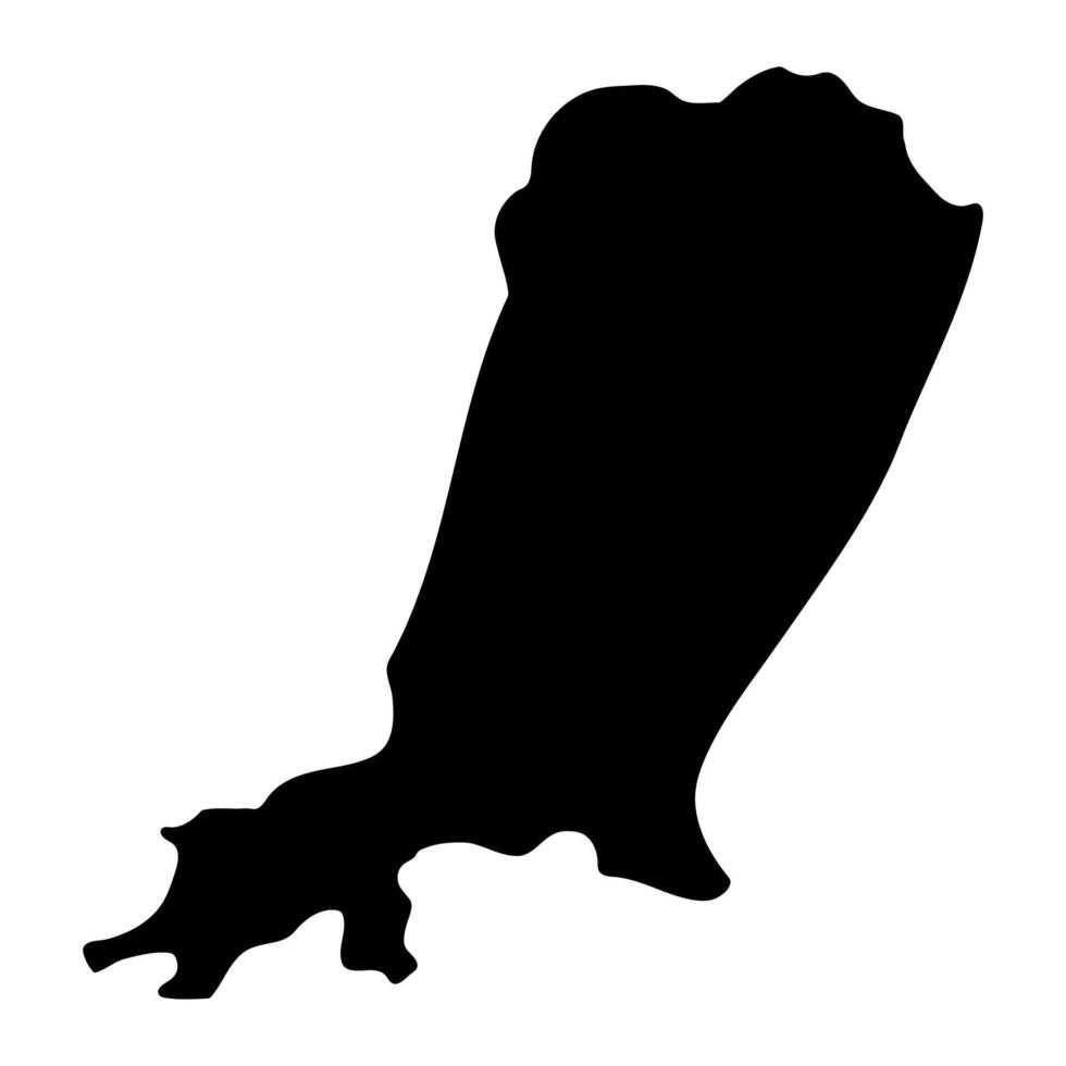 Ngora district map, administrative division of Uganda. illustration. vector