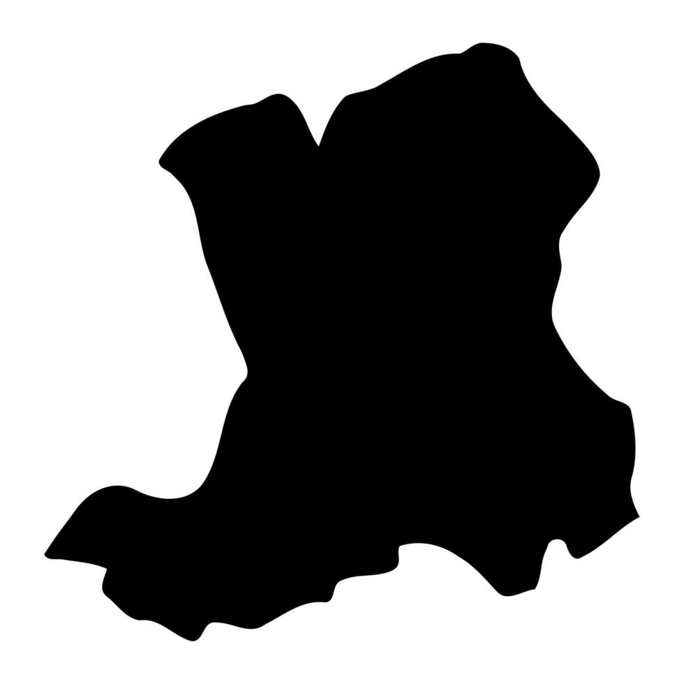Mityana district map, administrative division of Uganda. illustration. vector