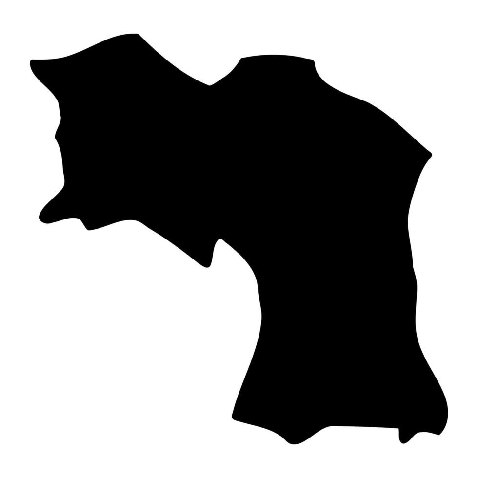 Sembabule district map, administrative division of Uganda. illustration. vector
