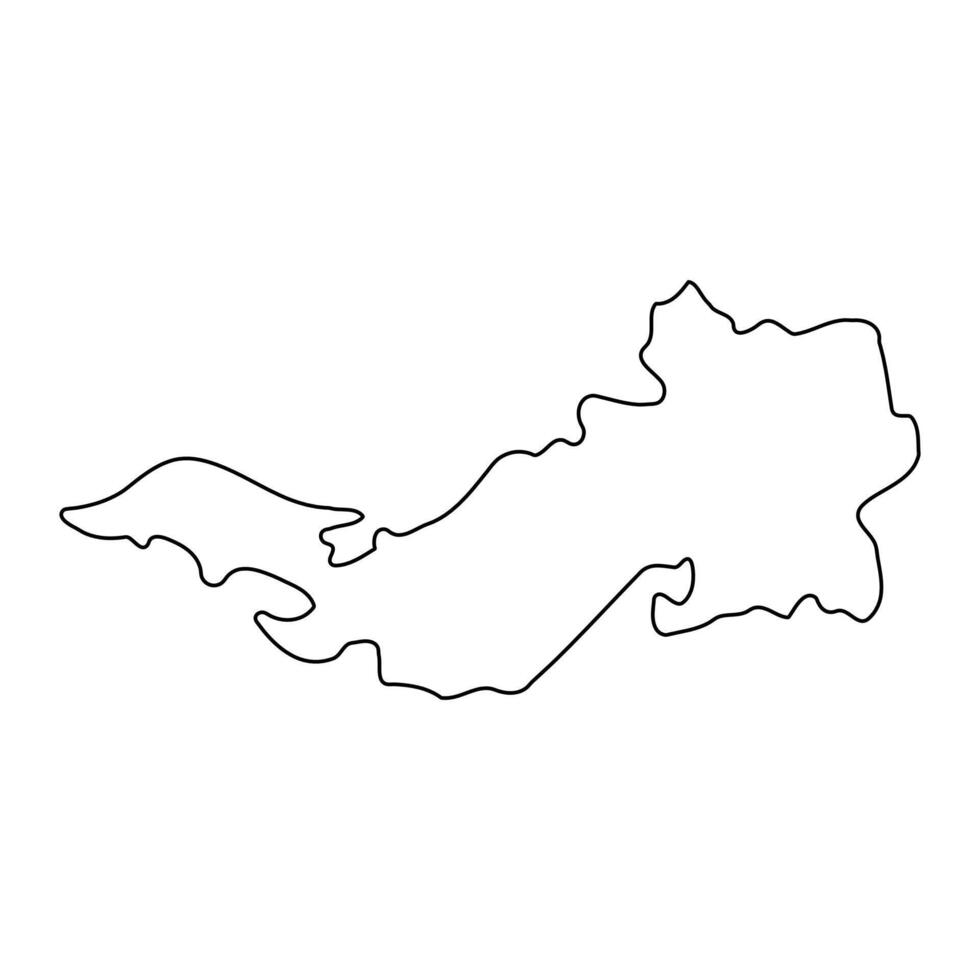 Amolatar District map, administrative division of Uganda. illustration. vector