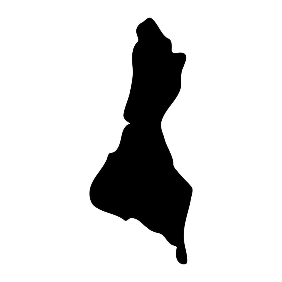 Luuka district map, administrative division of Uganda. illustration. vector