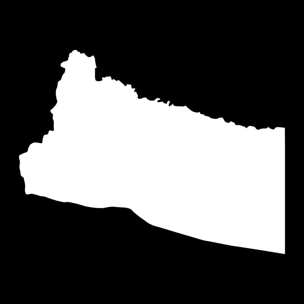 Highland Papua province map, administrative division of Indonesia. illustration. vector