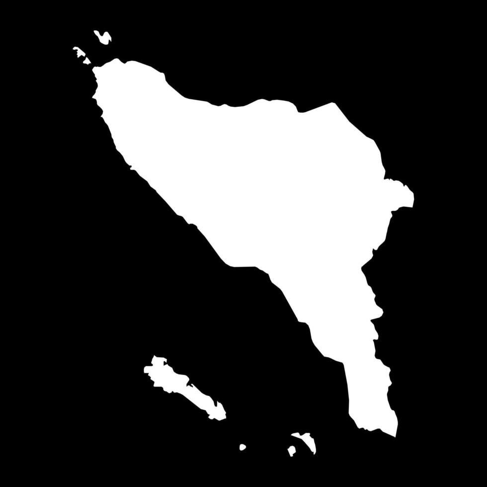 Aceh province map, administrative division of Indonesia. illustration. vector