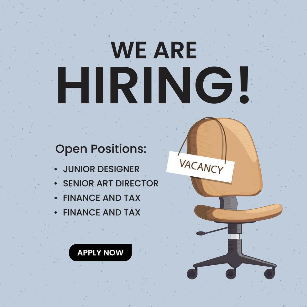 we are hiring vector