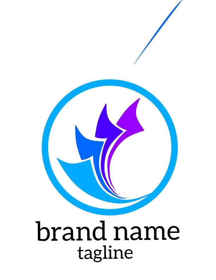 simple logo design for company vector
