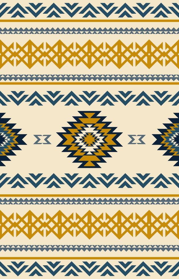 Carpet pattern. Seamless geometry. Western handmade saddle blanket rug pattern, Aztec, vector