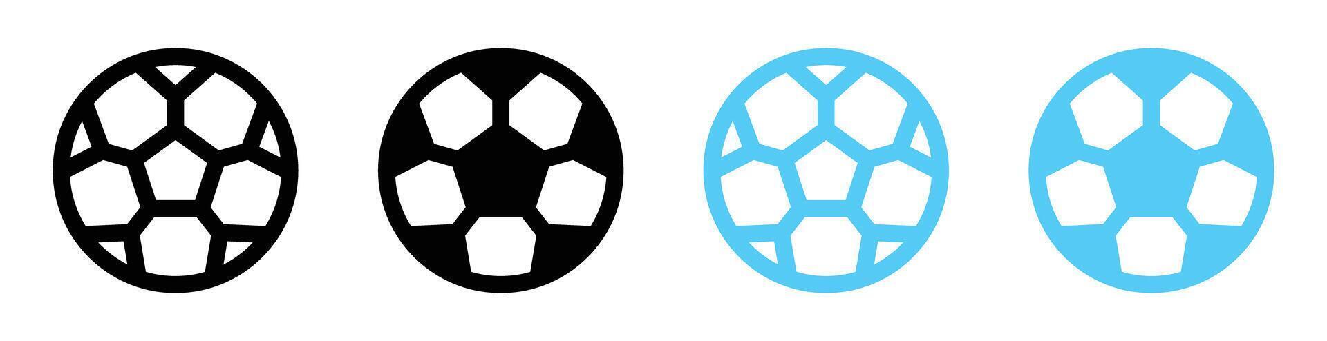 ball football soccer icon black vector