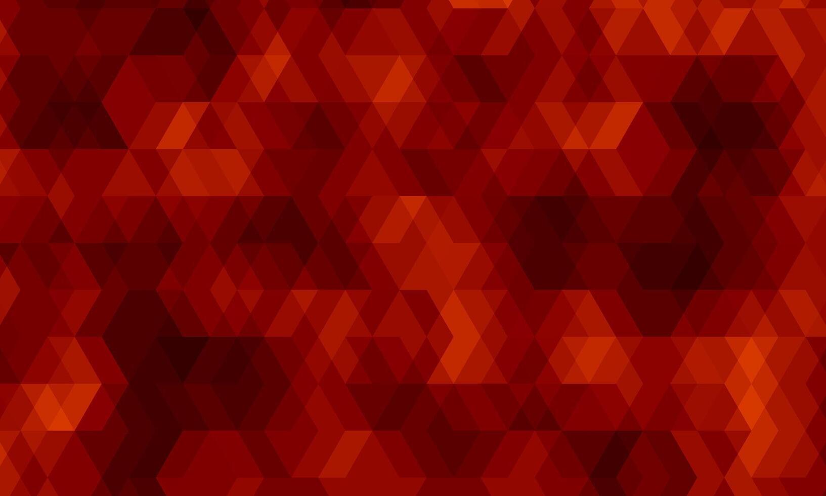 Dark red hexagon pattern blur background. mosaic textured. vector