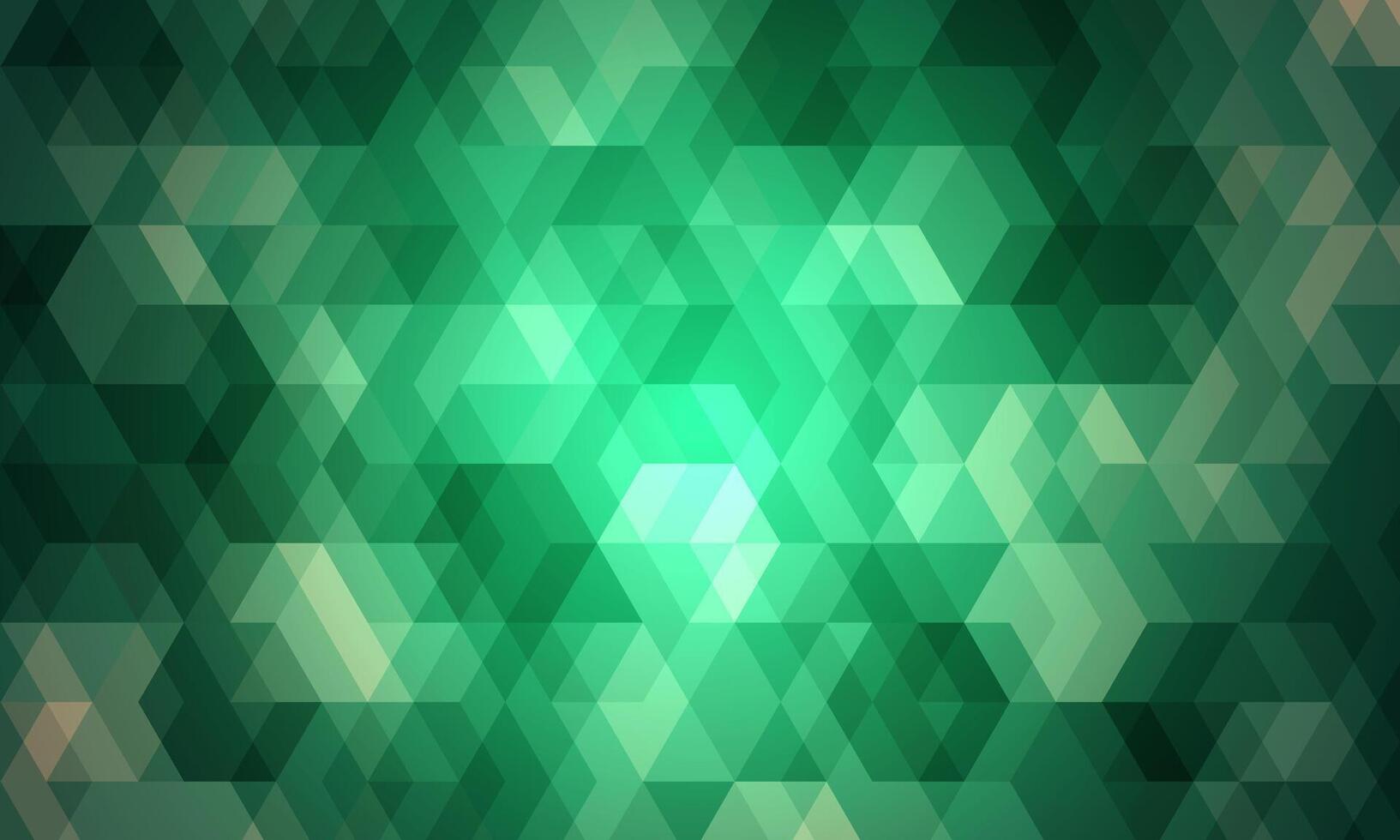 Light green hexagon pattern blur background. mosaic textured. vector