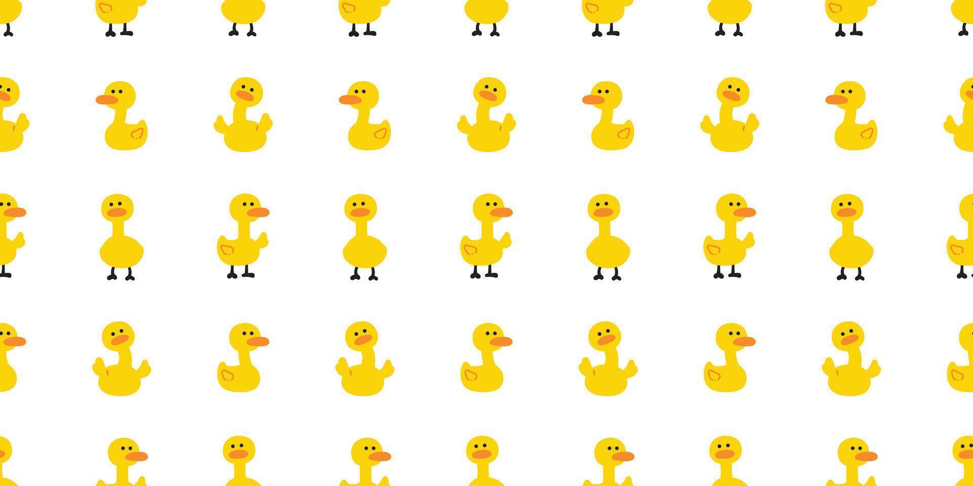 duck seamless pattern rubber duck shower bathroom toy chicken bird pet wrapping paper doodle cartoon animal farm tile wallpaper repeat background scarf isolated illustration design vector