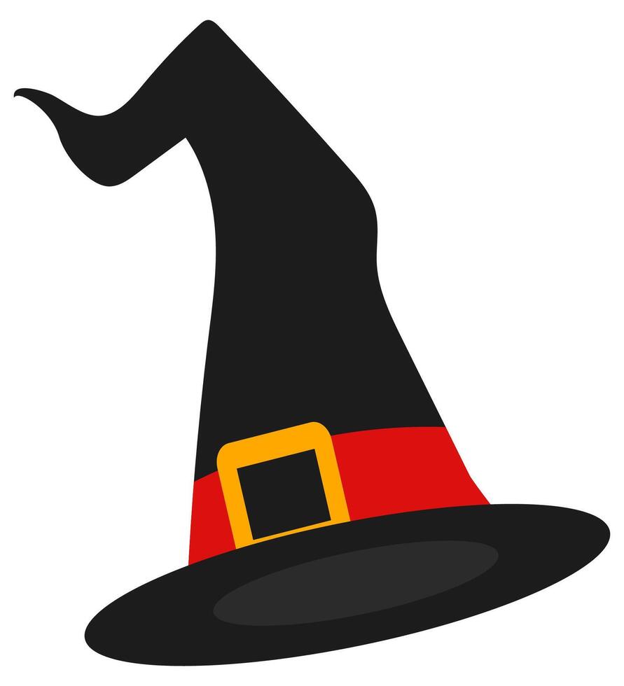 Wizard hat icon isolated on white background. vector