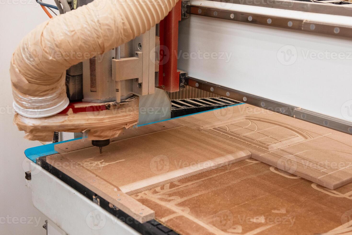 Wooden furniture production. photo