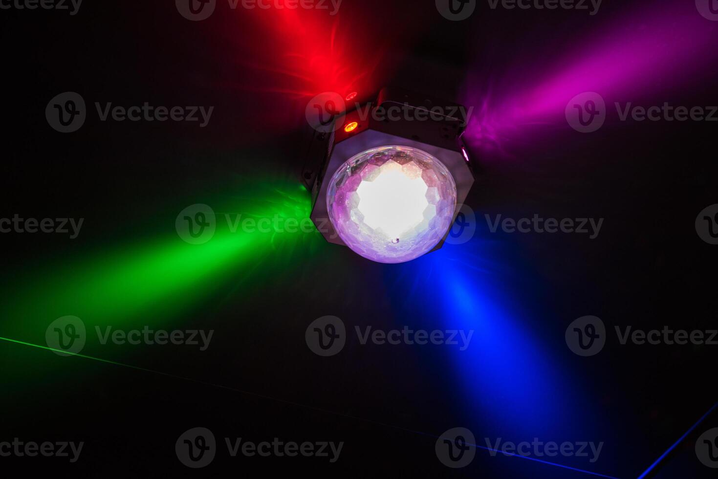 Colorful disco ball photo