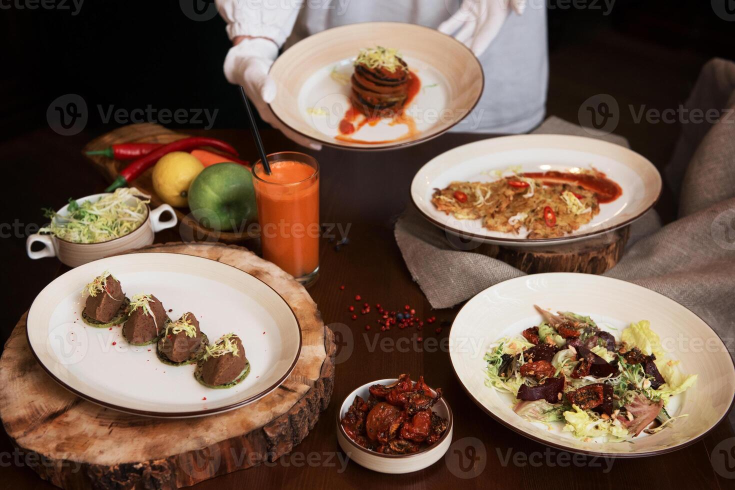 Healthy vegeterian food photo