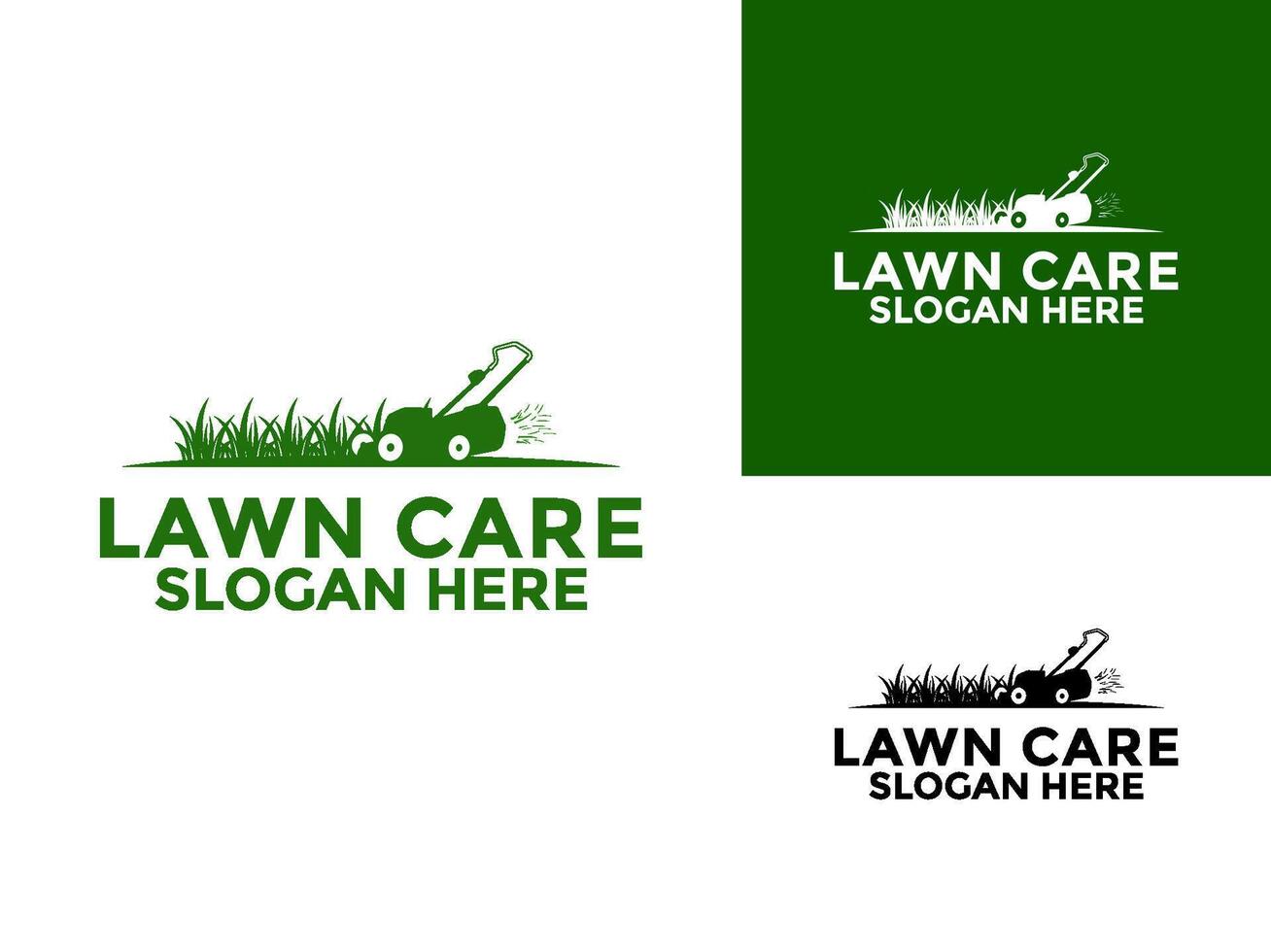 Lawn care logo design , landscape, grass concept logo design template vector