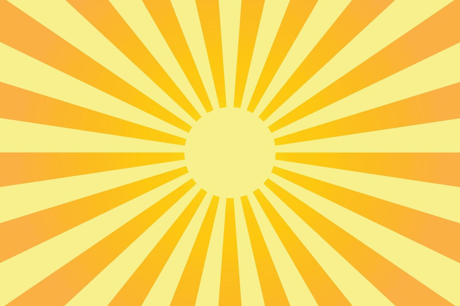 Starburst spiral pattern . Vintage radial pattern with sunbeams . Orange yellow starburst spiral background . illustration vector