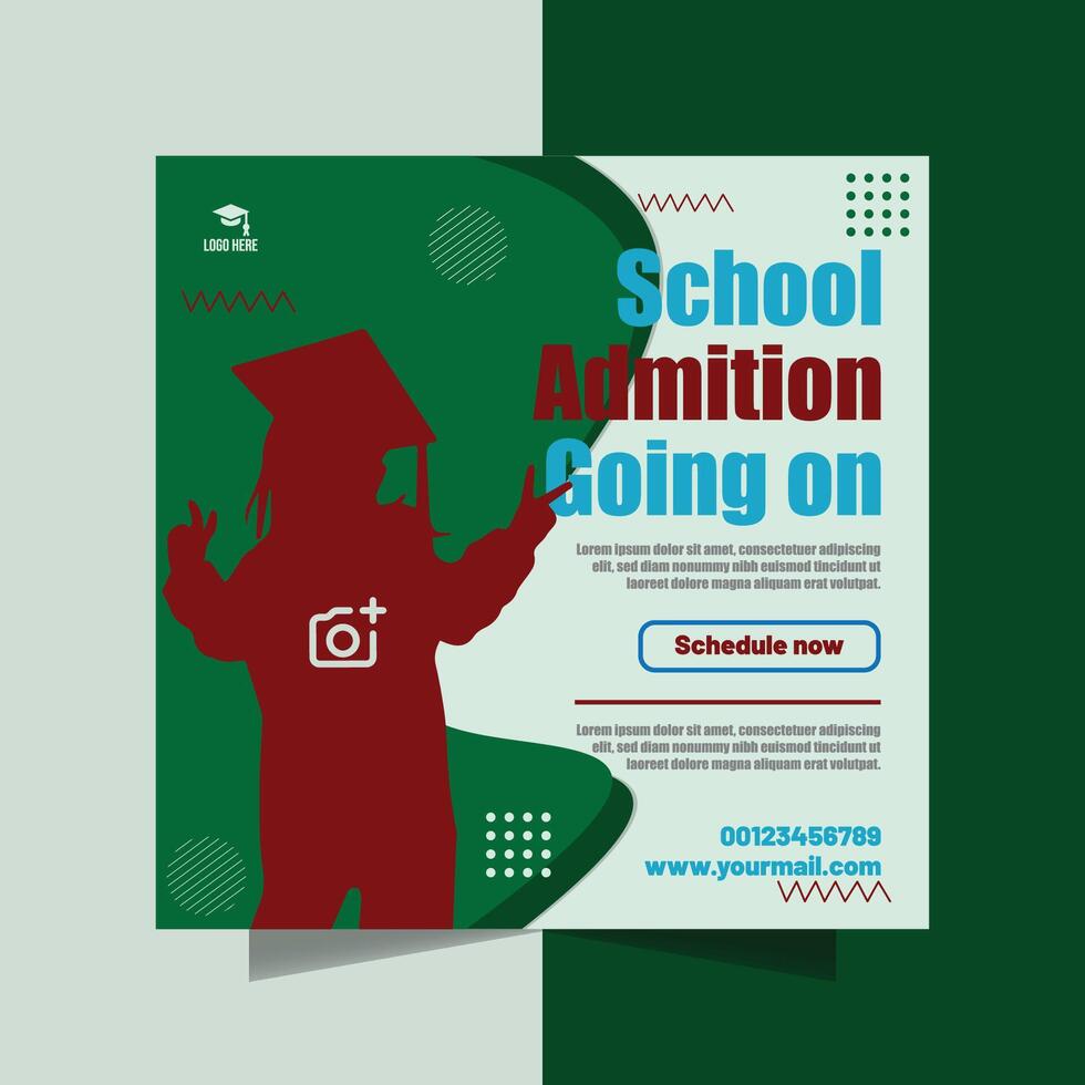 back to school flyer vector