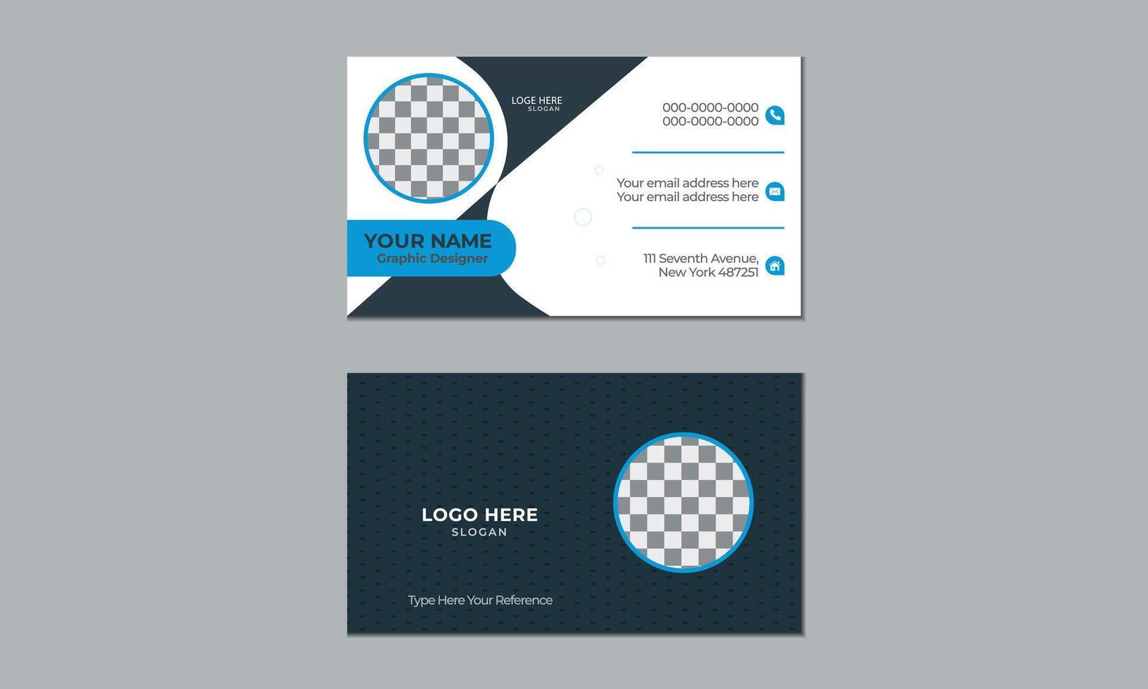 Simple visiting card design 50902542 Vector Art at Vecteezy
