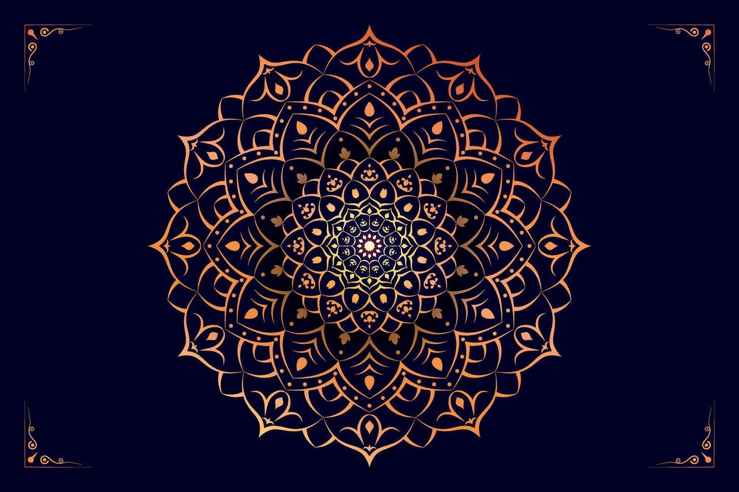 Abstract mandala background template vector