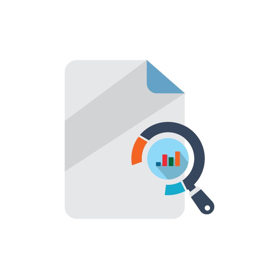 Data visualization and analysis. vector