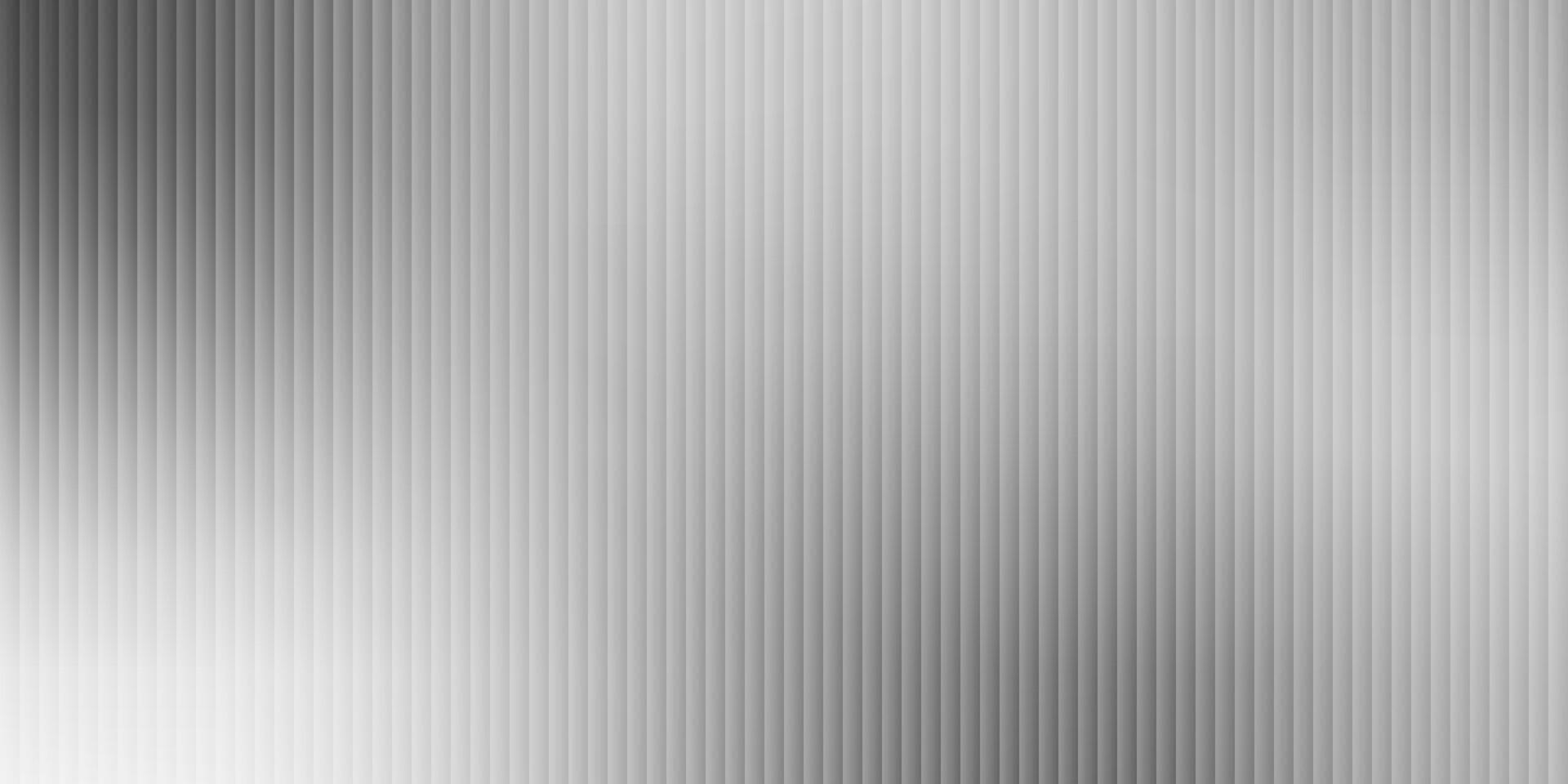 Gray Corrugated glass Texture effect. Abstract Ribbed gradient polycarbonate cosmetic background. Reeded lined empty banner vector