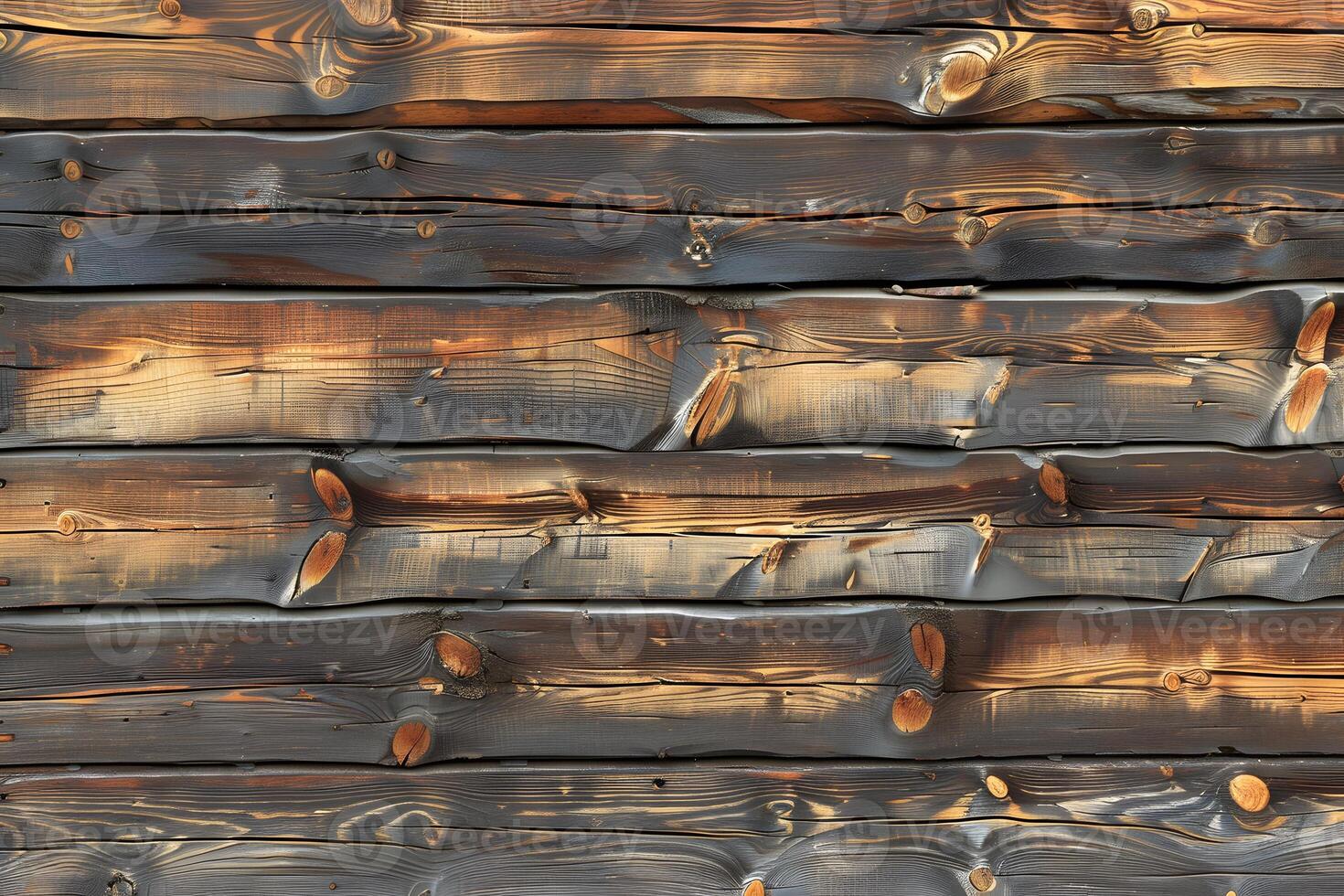 Rustic Wooden Wall Texture with Natural Patterns for Design and Background Use photo