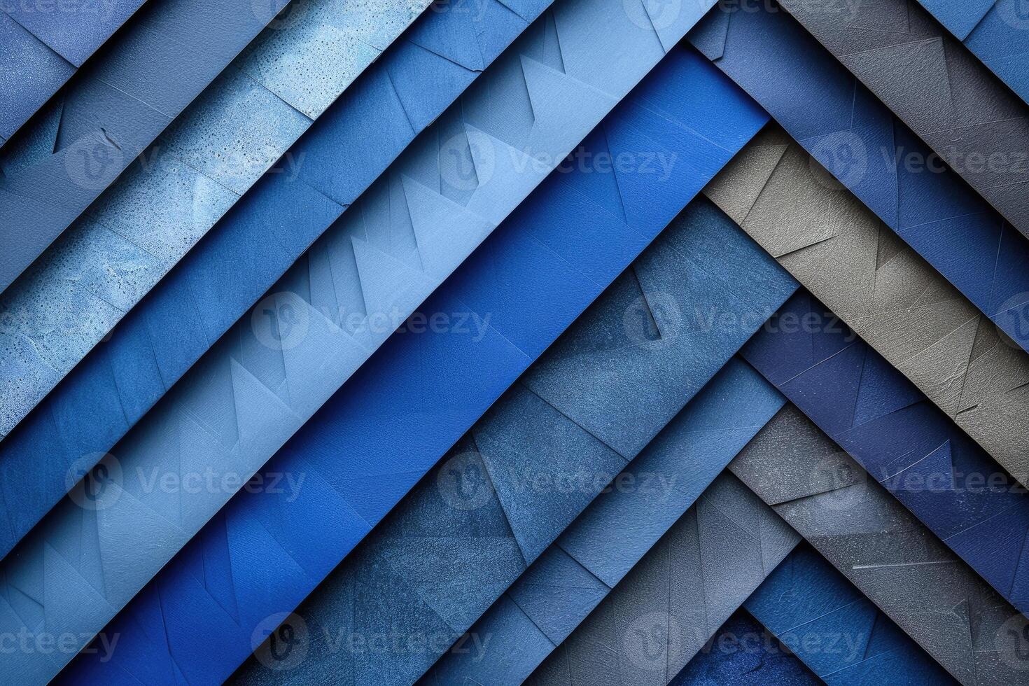 Abstract Diagonal Pattern of Blue and Gray Textured Surfaces photo