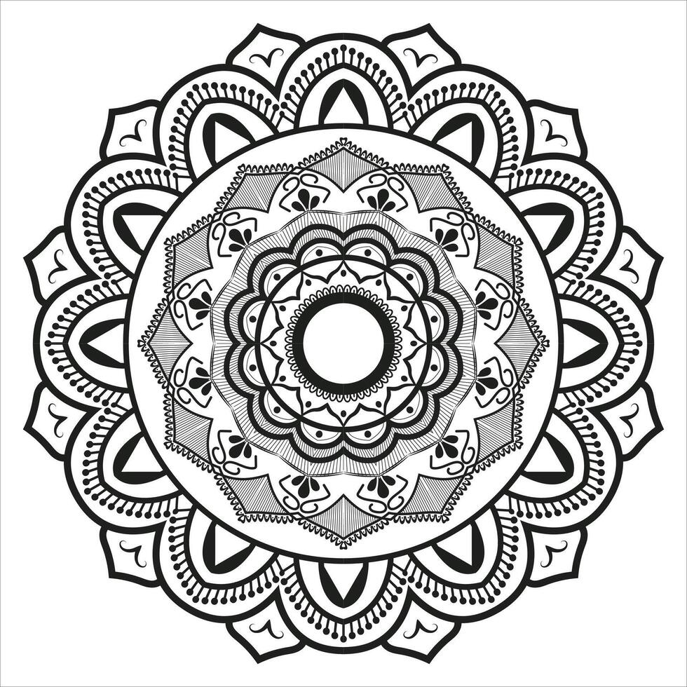 Mandala decor Pattern Design vector