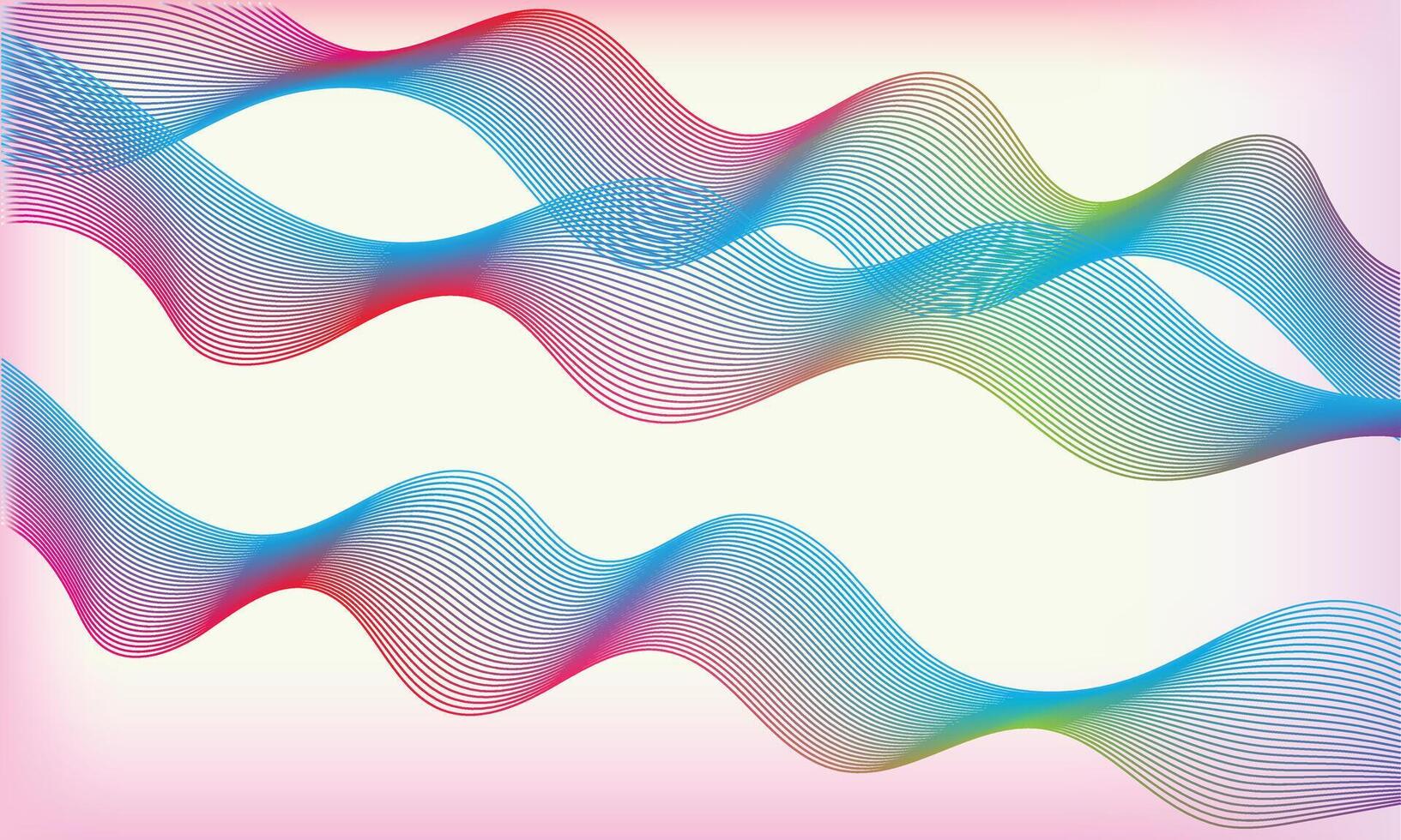 Abstract graphic waves Design vector