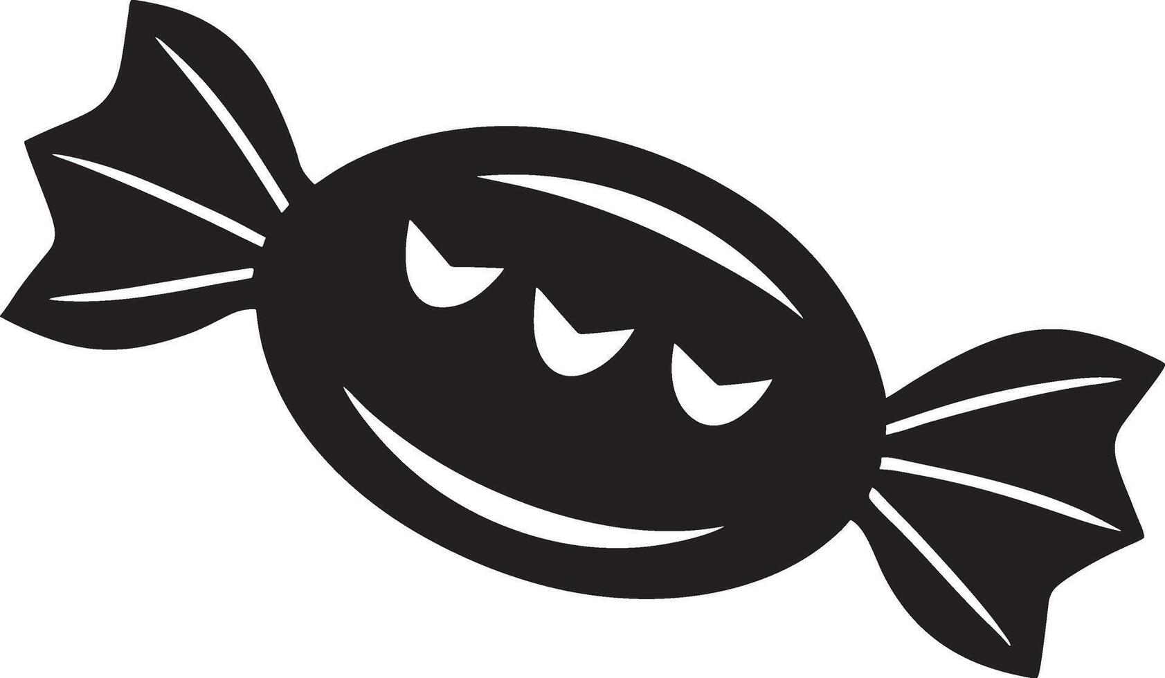 A black and white illustration of a candy bar vector