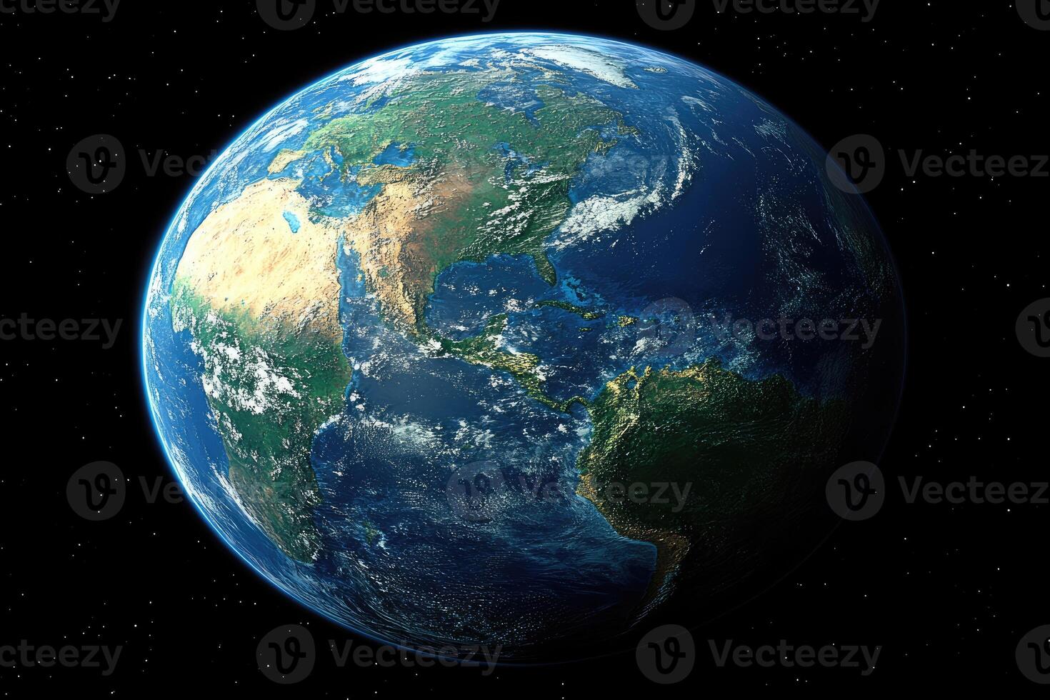 The earth is shown in this image photo