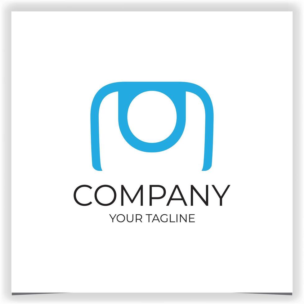 camera logo design template vector