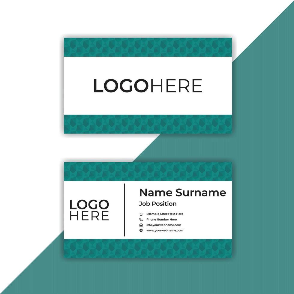 Print modern business card designs. vector