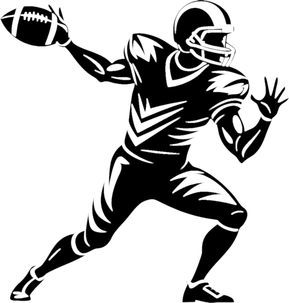 Striking Black Silhouette for Athletic Branding Ideas. . png