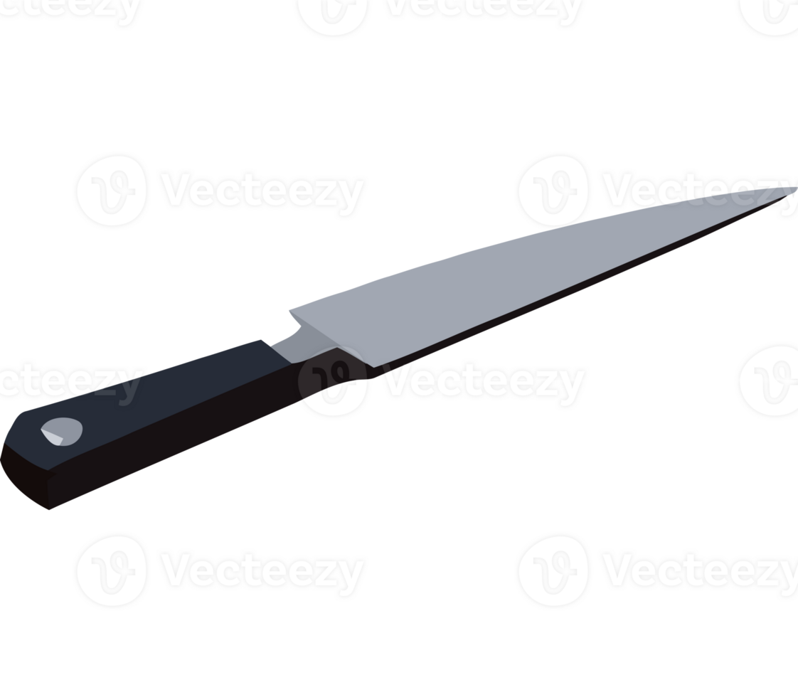 Black Fruit Knife Kitchenware icon png