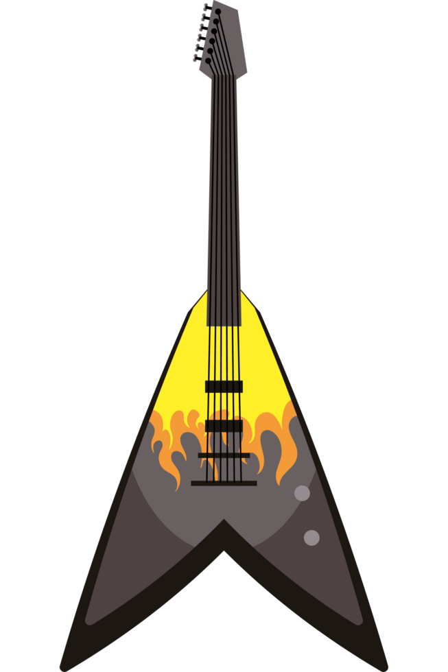 heavy metal electric guitar png