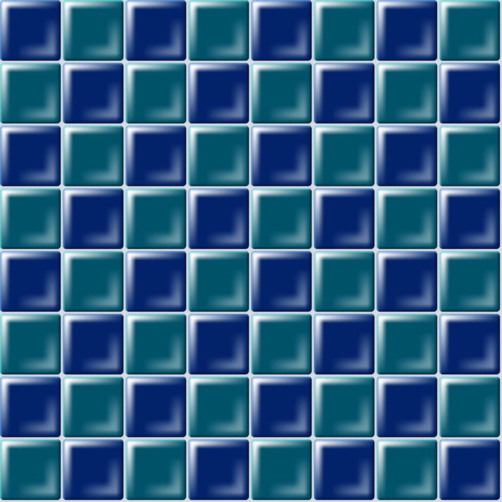 Seamless pattern with ceramic tiles vector