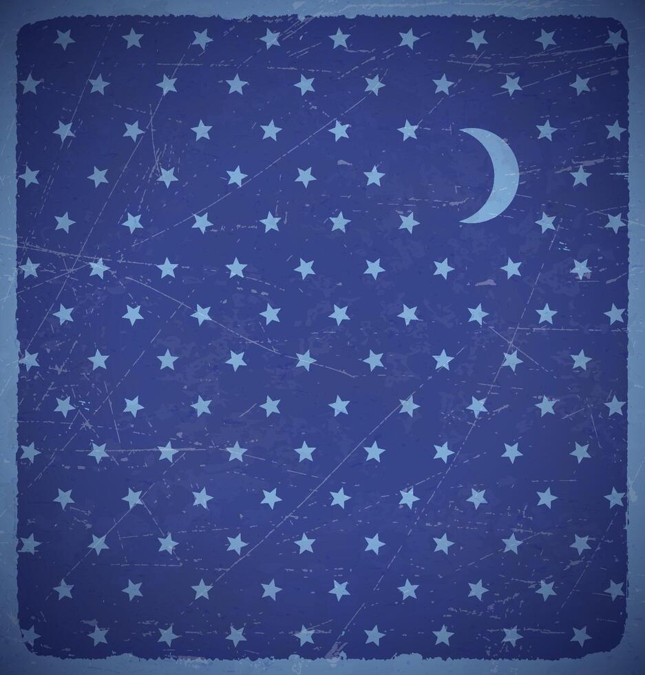 Square card with polka dot stars vector