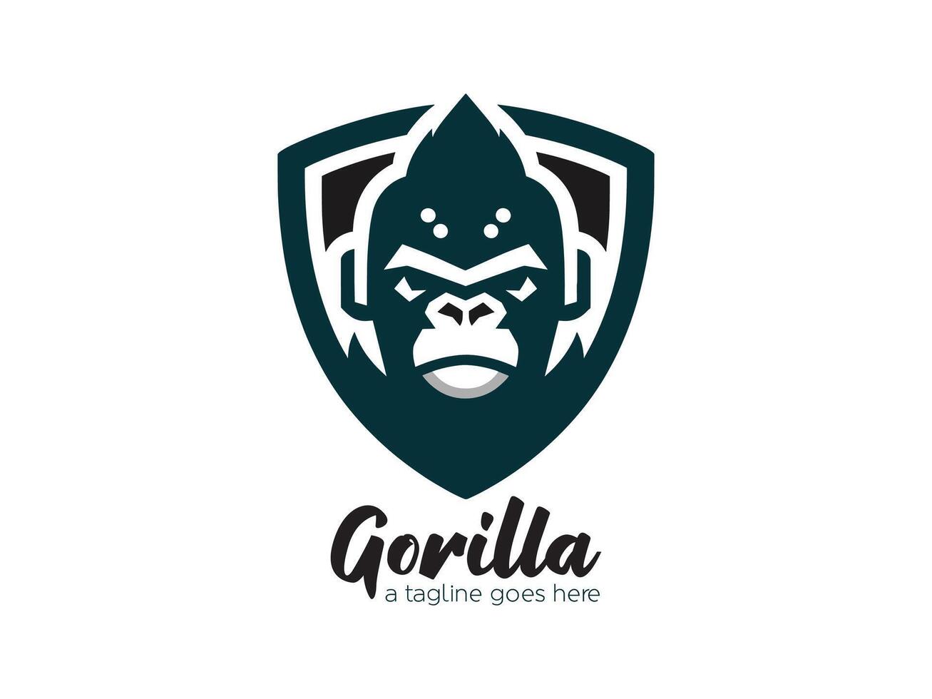 Gorilla Shield Logo vector