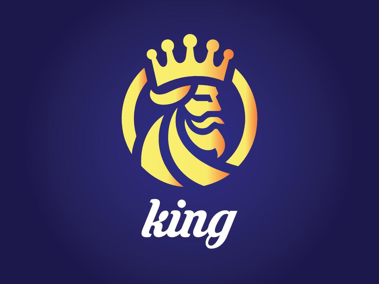 King Illustration Design vector