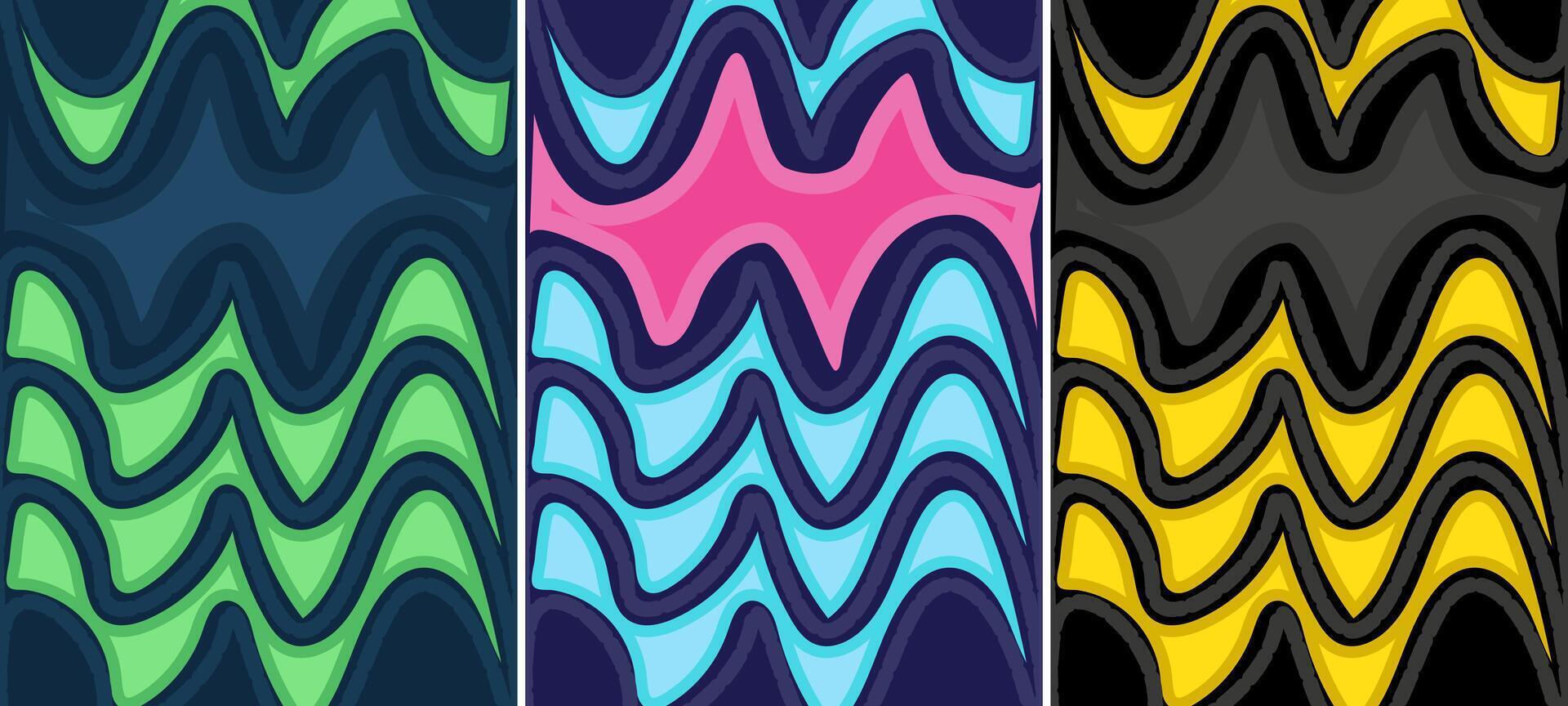 Sports jersey design pattern set for sublimation Printing. vector