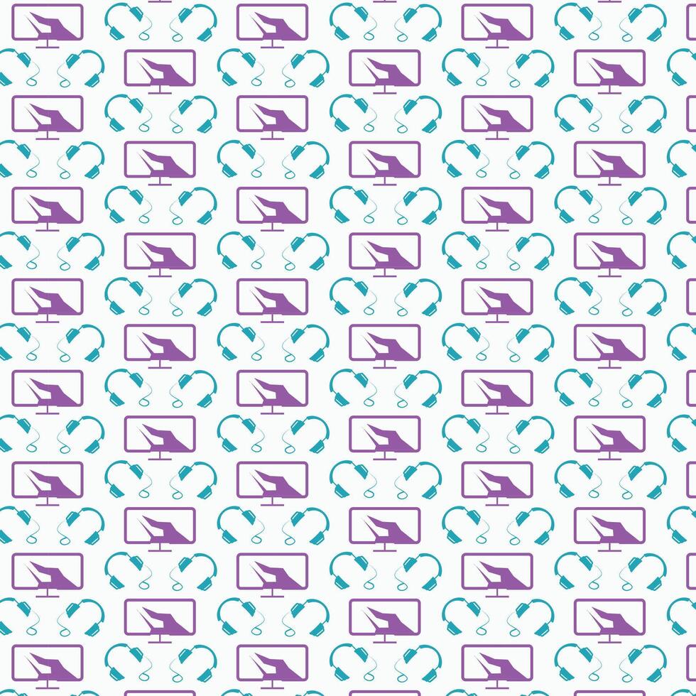 A pattern with purple and blue arrows on it vector