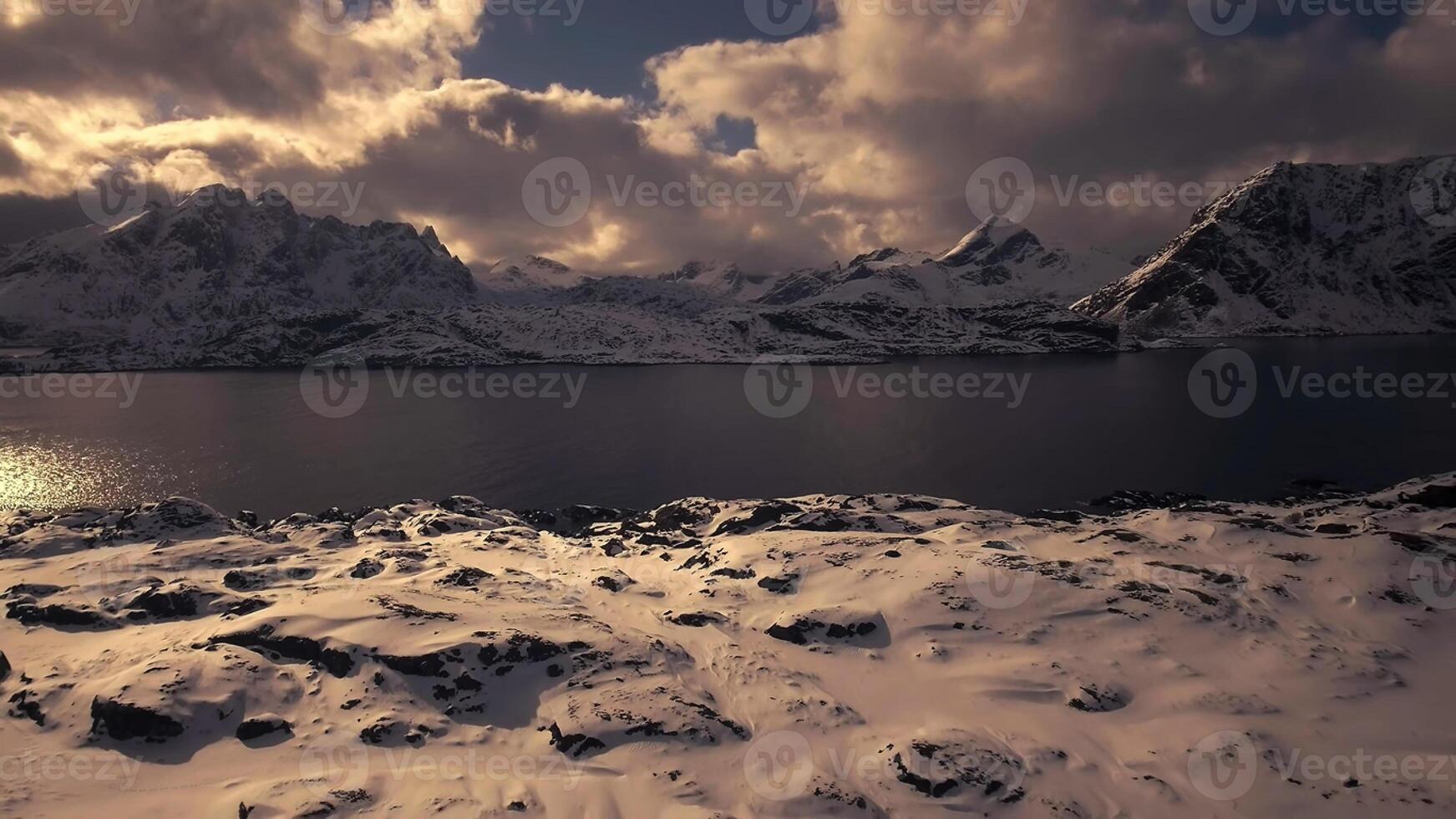 Stunning Winter Wonderland in the Mountains Scenic Photography photo