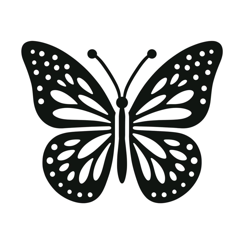 Butterfly icon illustration vector