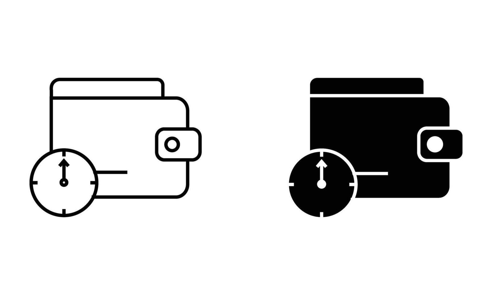 pay later for shopping icon vector